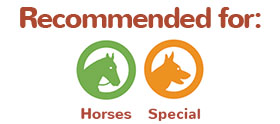 WSF Full Care recommended for horses and special training dogs