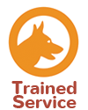 WeStopFear special trained service dogs icon